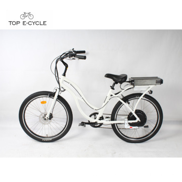 Китай поставщик доступные электрические велосипеды для пляжного круизера / велосипед для пляжного круизера ebike